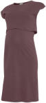 Mamalicious Rochie gravide si de alăptare cu mânecă scurtă, mov mov (14BA7F)