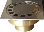 Ths Thermostyle Sifon pardoseala alama gratar 10x10 cm cu iesire verticala 50 mm (3800154016783)