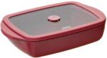 Pebbly Vas de copt PKV-076 800 ml, roșu, silicon, Pebbly (PEBBPKV076)