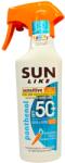 SUN LIKE слънцезащитно мляко, Помпа, SPF 50, Sensitive, Panthenol, 250мл