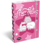 LIZZY Füzetbox, A4, LIZZYSULI, "Kit tok Stars Purrfect (TICLFBKSA4) - iroda24