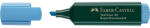 Faber-Castell Szövegkiemelő 1-5mm vágott hegyű Faber-Castell 48 fluoreszkáló kék (FC154851) - tintasziget