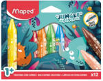 Maped Jungle Fever zsírkréta, vastag, 12 színben (IMA861400)
