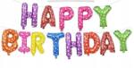 Jix Fólia lufi "happy Birthday" felirat Színes MIX