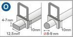 Novus tűzőkapcsok Ø 10 mm 350 db