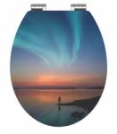 SCHÜTTE WC-ülőke Schütte Polar Lights Mdf Hg, Soft Close (80548)