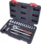 Extol Dugókulcs készlet 19db 1/4, dugófejek: 4-14mm (8818309)