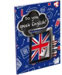T-Creativ szótár füzet - A4 - Do you Speak English? szövegfelhőben (TC26-A16011082-944370-1FELIRATOK-KEK-HATTERREL)