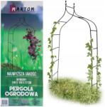 Garden Line PERG-N6078 Kerti Pergola Boltív Fém Íves Rózsa Kúszónövény Virágok 240cm (PERG-N6078)