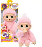 Moose Little Live Pets - My Baby Monkey Minis - Luna Lemon, az interaktív bébi majom (LLP26764)