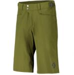 SCOTT Мъжки шорти за колоездене Scott Shorts Trail Flow with Pad Cycling bottoms - Fir Green (055-1827-1111)