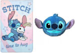  Disney Lilo és Stitch, A csillagkutya Hug Smile polár takaró és forma párna szett (EKING0817)