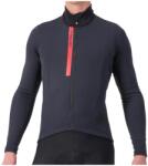Castelli Фланелка с дълъг ръкав за колоездене Castelli Entrata Thermal Jersey Cycling jersey - Light Black / Red (056-2940-0213)
