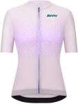 Santini Дамска фланелка с къс ръкав за колоездене Santini Women's Moon S/S Jersey Cycling jersey - Lilla - размер XS (156-2732-0112)