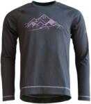 Zimtstern Мъжка фланелка с дълъг ръкав за колоездене Zimtstern PureFlowz Eco Shirt L/S Cycling jersey - Pirate Black (056-4128-0211)