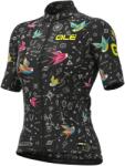 Alé Дамска фланелка с къс ръкав за колоездене Alé Women's Versilia Jersey Graphics Cycling jersey - Black - размер 3XL (156-0917-0117)