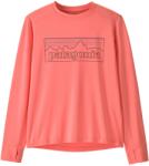 Patagonia Детска спортна тениска Patagonia Kid's L/S Cap SW T-Shirt Sport shirt - P-6 Outline: Pickled Pink (704-4467-0514)