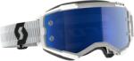 SCOTT Маска Scott Fury S1 Goggles - White / Glas: Blue Chrome - размер One Size (205-6799-0111)