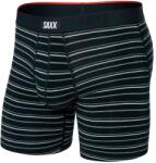 Saxx Мъжко синтетично термобельо Saxx Vibe Xtra Boxer Brief Fly Synthetic base layer - Black Coast Stripe - размер M (014-2279-0413)