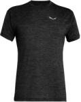 Salewa Мъжка спортна тениска Salewa Puez Melange Dry S/S Tee T-shirt - Black Out Melange II - размер 48 (EU) (016-3030-1212)