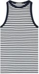 KnowledgeCotton Apparel Дамски топ KnowledgeCotton Apparel Women's Racer Rib Top - Navy (916-4448-0613)