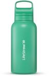 LifeStraw Бутилка с филтър LifeStraw Go Stainless Steel Water bottle - Cactus Green - размер 1 l (533-1384-1411)