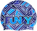 Funky Trunks Шапка за плуване Funky trunks Silicone Swimming Cap Swim cap - Blue Bits - размер One Size (581-0274-0311)