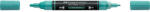 Faber-Castell Akril marker kétvégű MULTIMARK 276 Faber-Castell víz zöld (FC185976) - iroszer24