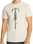 DEDICATED Мъжка тениска DEDICATED T-Shirt Stockholm Bike Front T-shirt - Oat White - размер XXL (016-8947-0216)