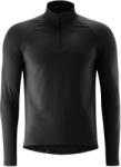 Gonso Мъжка фланелка с дълъг ръкав за колоездене Gonso Crissolo L/S Half Zip Cycling jersey - Black - размер XXL (056-2953-0115)