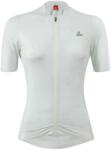 Löffler Дамска фланелка с къс ръкав за колоездене Löffler Women's Bike Jersey Full-Zip Skys Escape Cycling jersey - Creme White - размер 40 (EU) (156-2774-0114)