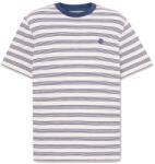 Timberland Мъжка тениска Timberland 4 Rows Striped S/S Tee T-shirt - Vintage White / Oceana Yd (216-8618-0212)