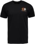 Black Diamond Мъжка тениска Black Diamond Faded S/S Tee T-shirt - Black (216-2846-0113)