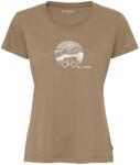 Vaude Дамска фланелка с къс ръкав за колоездене Vaude Women's Cyclist V T-shirt - Oat - размер 40 (EU) (116-5953-2214)