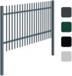  Design Pálcás Kerítésmező, horganyzott, porszórt, betét 20 mm x 20 mm, szélesség 2000 mm, magasság: 1200 mm