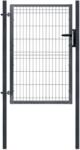  POLIFOR SUPER egyszárnyú kapu 1245 x 1094 mm 3D betéttel, porszórt RAL7016