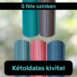  OSLO matt kerítésléc - kétoldalas, íves RAL 6005 M