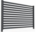  DELUXE BZ Kerítésmező, horganyzott, porszórt, keret: 20 mm x 40 mm-es, betételem: 80 x 20 mm, szélesség 2000 mm, magasság: 1200 mm