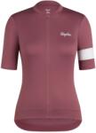 Rapha Дамска фланелка с къс ръкав за колоездене Rapha Women's Core Jersey Cycling jersey - Rose Brown / White (156-2650-1312)
