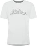 Jack Wolfskin Мъжка спортна тениска Jack Wolfskin Peak Graphic T-Shirt Sport shirt - New Mountain Stark White - размер XXL (216-7658-0415)