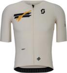 Scott Мъжка фланелка с къс ръкав за колоездене Scott Jersey Ultd Aero S/S Cycling jersey - Cotton White (056-4076-0111)