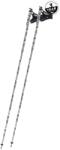 KOMPERDELL Щеки за бягане Komperdell FXP Carbon The Erlkönig Running poles - Black / White - размер 130 cm (526-1020-0116)