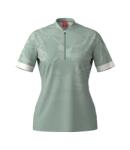 Löffler Дамска фланелка с къс ръкав за колоездене Löffler Women's Bike Shirt Half-Zip Illusion Cycling jersey - Cottage - размер 46 (EU) (156-2776-0116)