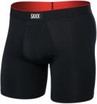 Saxx Мъжко синтетично термобельо Saxx Multi-Sport Mesh Boxer Brief Fly Synthetic base layer - Black - размер XL (014-2278-0115)