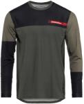 Horsefeathers Мъжка фланелка с дълъг ръкав за колоездене Horsefeathers Quantum L/S Bike Jersey Cycling jersey - Chimera / Walnut - размер XL (056-3962-0114)