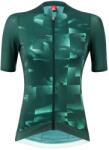 Löffler Дамска фланелка с къс ръкав за колоездене Löffler Women's Bike Jersey Full-Zip Skys Escape Cycling jersey - Forest - размер 42 (EU) (156-2774-0215)