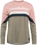 Horsefeathers Дамска фланелка с дълъг ръкав за колоездене Horsefeathers Women's Quantum L/S Bike Jersey Cycling jersey - Lotus / Taupe - размер XL (156-2803-0215)