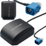Qoltec Fakra 28dBi mágneses Gps antenna autós Lna 50W Qoltec (57054)