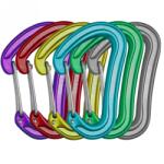 Edelrid Карабинер с щифт Edelrid Nineteen G Snapgate carabiner - Multi Color - размер 6-Pack (321-0103-6p)