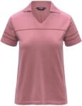 K-Way Дамска поло тениска K-Way Women's Mazardy Stripes Polo shirt - Violet Pinkish / Brown (916-6719-0212)